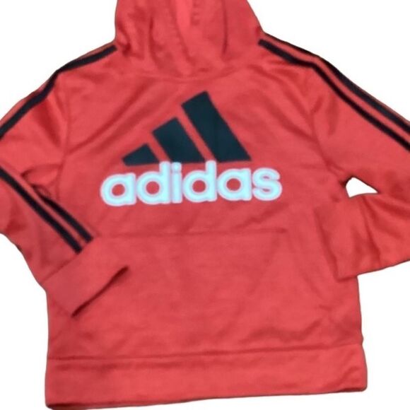 Adidas Red Hoodie Sz 8 Small - Picture 2 of 6